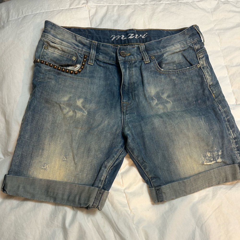 Mavi Blue Denim Shorts